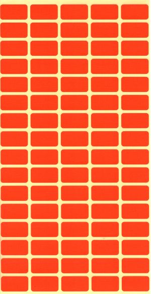 Етикети на лист 12/22 ЧЕРВЕНИ 10бр КОМПЛЕКТ !!!