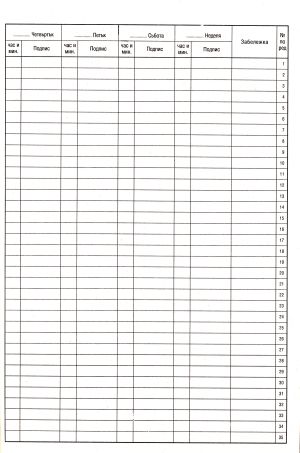 Присъствена книга  ТП  1-45