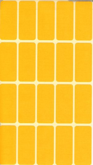 Етикети на лист 21/51мм ОРАНЖ 10бр КОМПЛЕКТ !!!