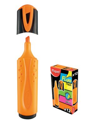 МАРКЕР ТЕКСТ  МАПЕД  ФЛУО ПЕПС  ОРАНЖ  !!!