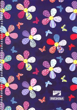 Тетрадка  А4 спирала SIMPLE  120л. МЕТЕКСАН  !!!