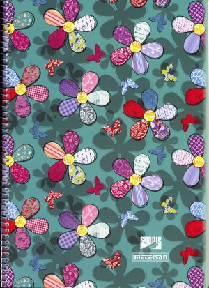 Тетрадка  А4 спирала SIMPLE  120л. МЕТЕКСАН  !!!