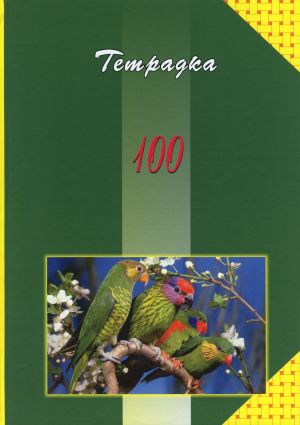 Тетрадка А4 Тв.кори 100л. ОФСЕТ УВ ЛАК РЕД !!!