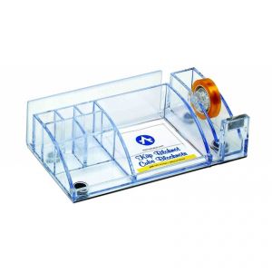 Органайзер с тиксорезачка  АРК ПРОЗРАЧЕН №2043