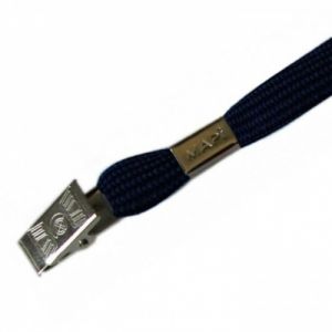 Лента МАПИ за бадж с мет. клипс ЧЕРНА  !!!