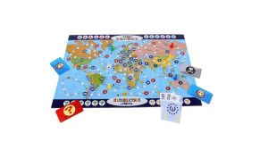 Картонена игра- Пътешествие по СВЕТА