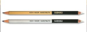 Молив  KOХИНОР + Гума 2 в 1 СУДОКУ 1350036001