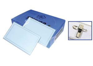 Баджове с щипка ПВЦ 50бр. в кутия